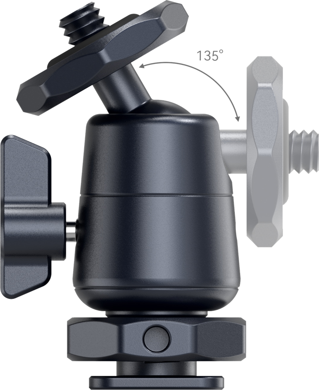 SmallRig 2948 BallHead Mini su nuimamu šalto bato laikikliu 2vnt