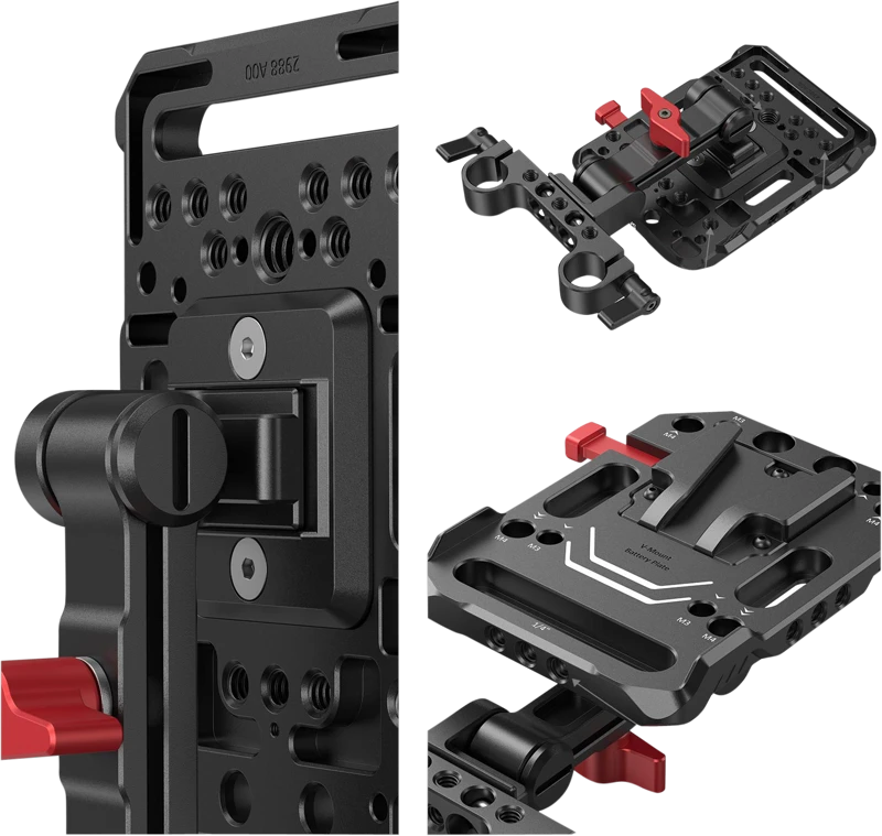 SMALLRIG 2991 BATTERY PLATE V-MOUNT W ADJ ARM