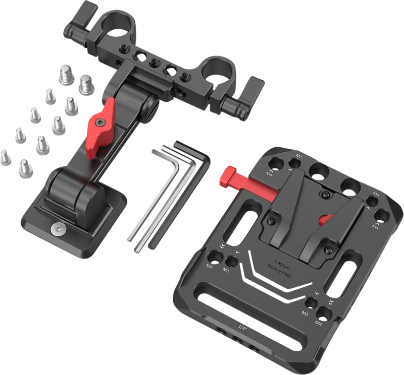 SMALLRIG 2991 BATTERY PLATE V-MOUNT W ADJ ARM