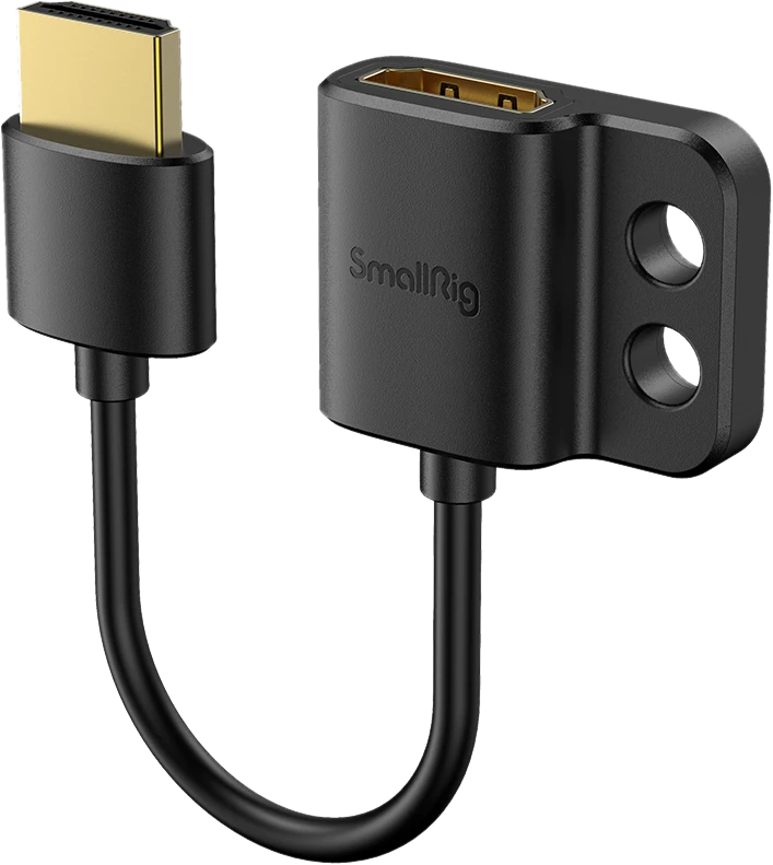 SmallRig HDMI A į A adapteris su tvirtinimo laikikliu