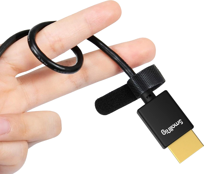 „SmallRig 3043“ HDMI kabelis itin plonas 4K 55 cm (nuo D iki A)