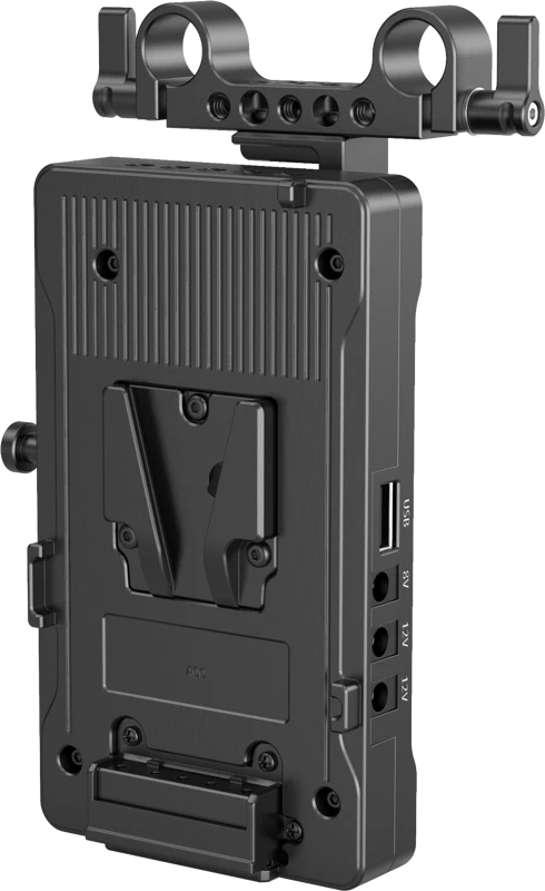 SmallRig 3204 V-mount adapteris su strypų tvirtinimu