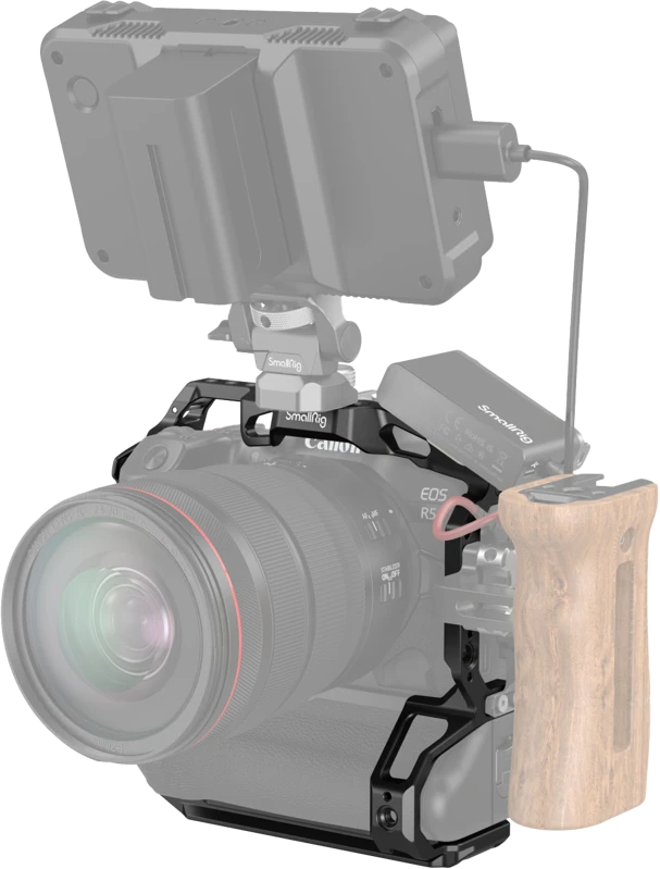 SmallRig 3464 Cage for Canon EOS R5 / R6 / R5C / R6 Mark II with BG-R10 Baterija Grip