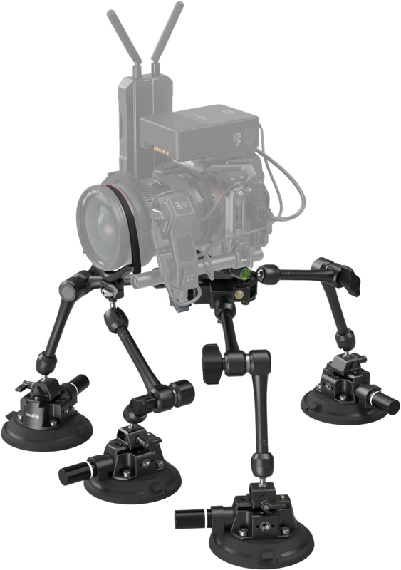 SmallRig 3565 All-in-One 4-Arm Suction Cup Camera Mount Kit for Vehicle Shooting SC-15K