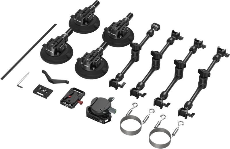 SmallRig 3565 All-in-One 4-Arm Suction Cup Camera Mount Kit for Vehicle Shooting SC-15K