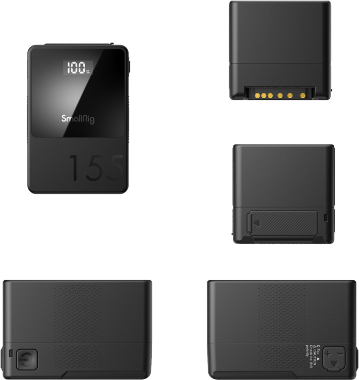 Akumuliatorius SmallRig SmallRig VB155 mini, 10200 mAh, Lithium, Power Delivery 3.0, Programmable Power Supply (PPS), Quick Charge 2.0, Quick Charge 3.0, VOOC 2.0, 14.54 V, 155 W, Juodas
