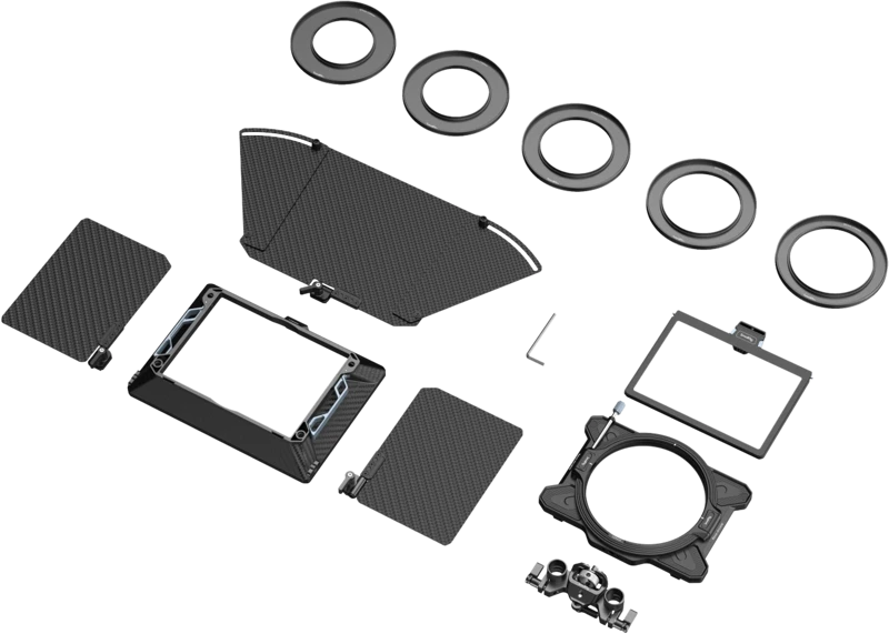 SmallRig 3641 Lightweight Multifunctional Modular Matte Box (114mm) Basic Kit