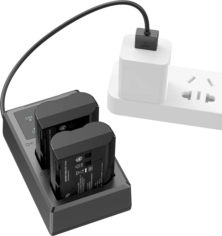 „SmallRig EN-EL15“ fotoaparato akumuliatoriaus ir įkroviklio rinkinys 3820B