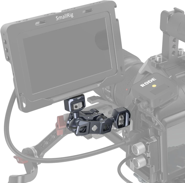 SMALLRIG 3874 MAGIC ARM WITH DUAL BALL HEADS (1/4"-20 SCREW AND ARRI LOCATING SCREW)