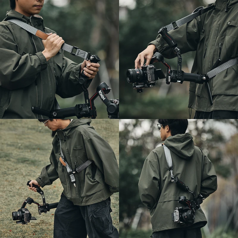 SmallRig 4118 Shoulder Strap for DJI RS 4 / RS 4 Pro / RS 3 / RS 3 Pro / RS 2 Stabilizers (4118B)