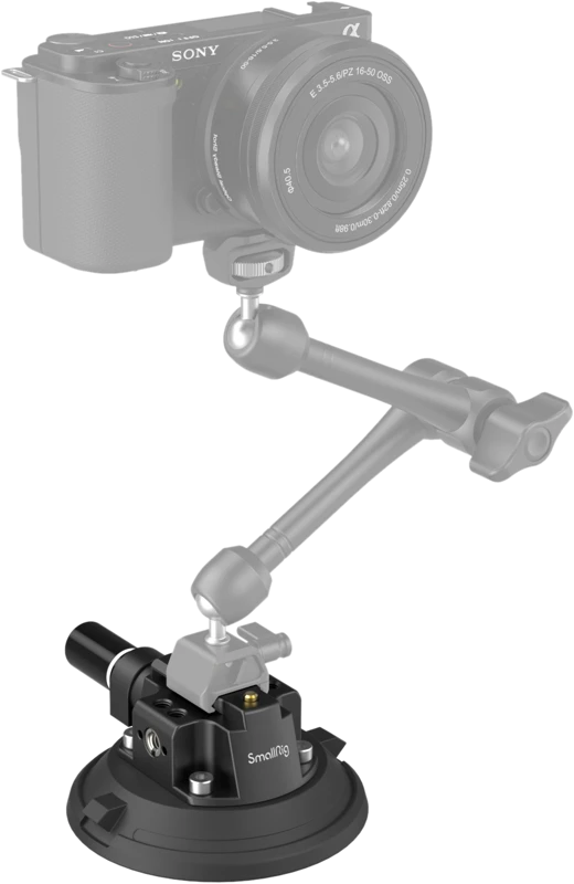 SmallRig 4122 Suction Cup 4" with camera mount