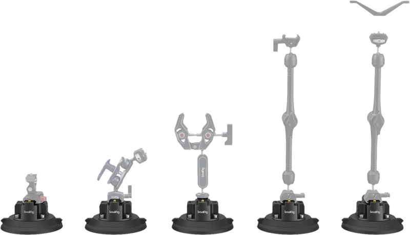 SmallRig 4122 Suction Cup 4" with camera mount