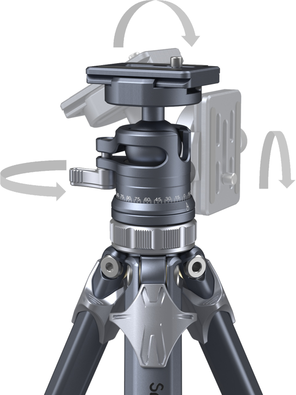 „SmallRig - 4222“ lengvas kelioninis trikojis AP-02