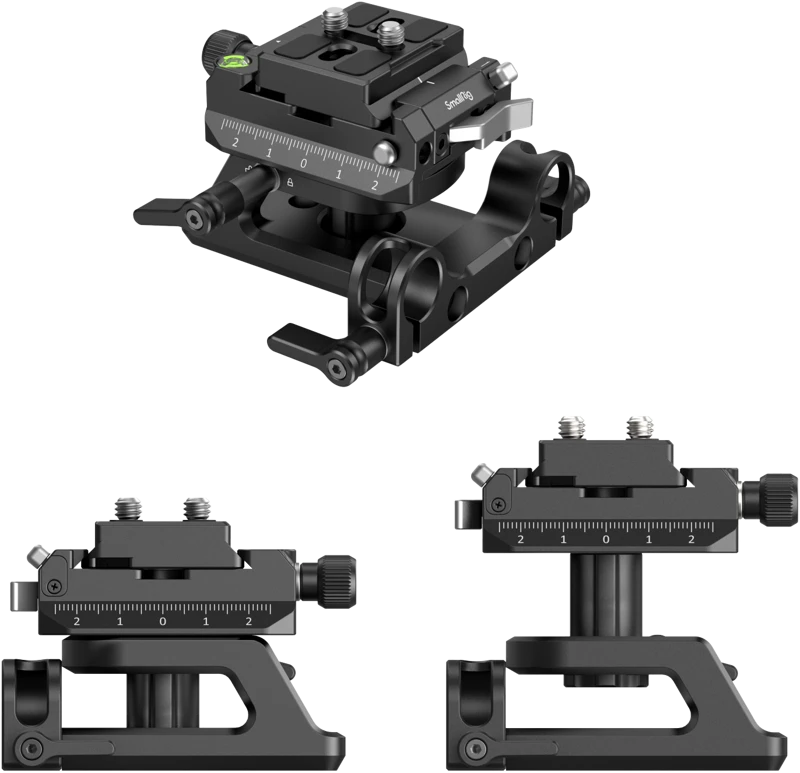 SmallRig 4233 Height adjustable Mount Plate Kit Universal ARCA & Manfrotto compatible