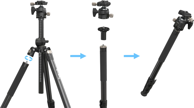 SmallRig 4288 trikojis su šonine centrine kolona CT200