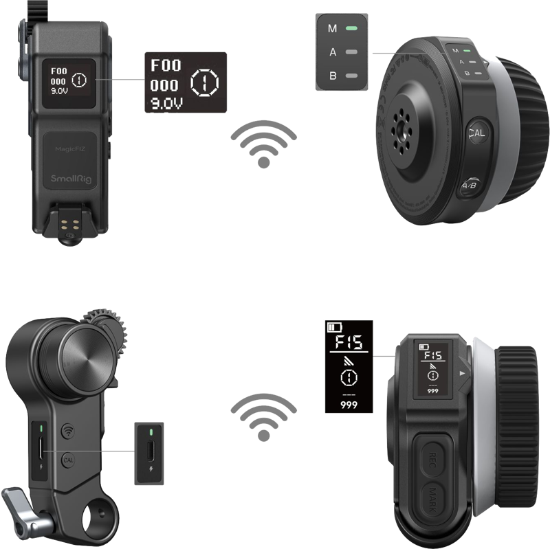 SmallRig 4296 Wireless Follow Focus Kit (Lite)