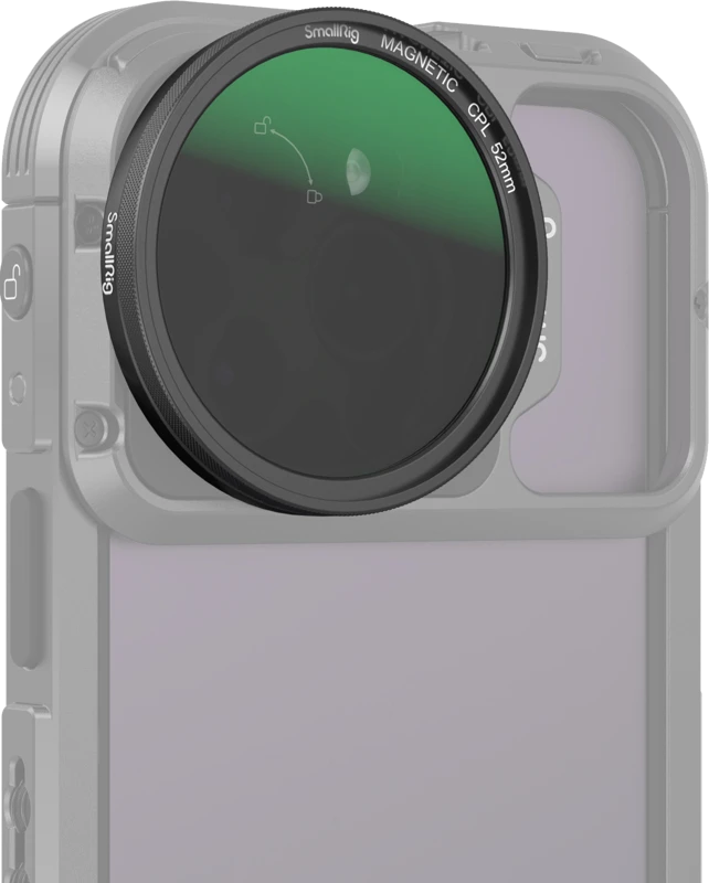 „SmallRig 4388 MagEase“ magnetinių CPL filtrų rinkinys su M tipo tvirtinimo filtro adapteriu (52 mm)