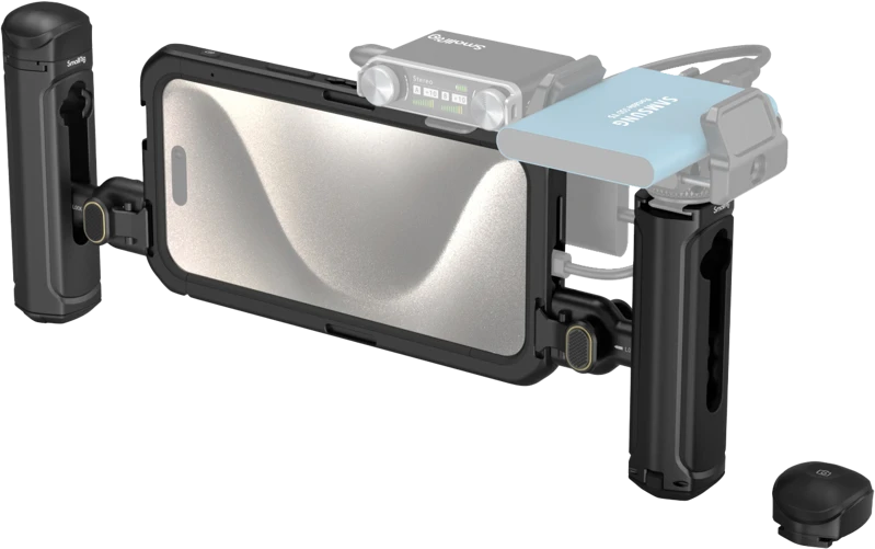 SmallRig 4392 Mobile Video Kit (Dual Handheld) for iPhone 15 Pro Max