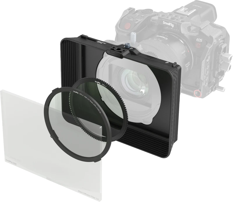 SmallRig 4411 Matte Box with Adjustable Clamp and VND Kit