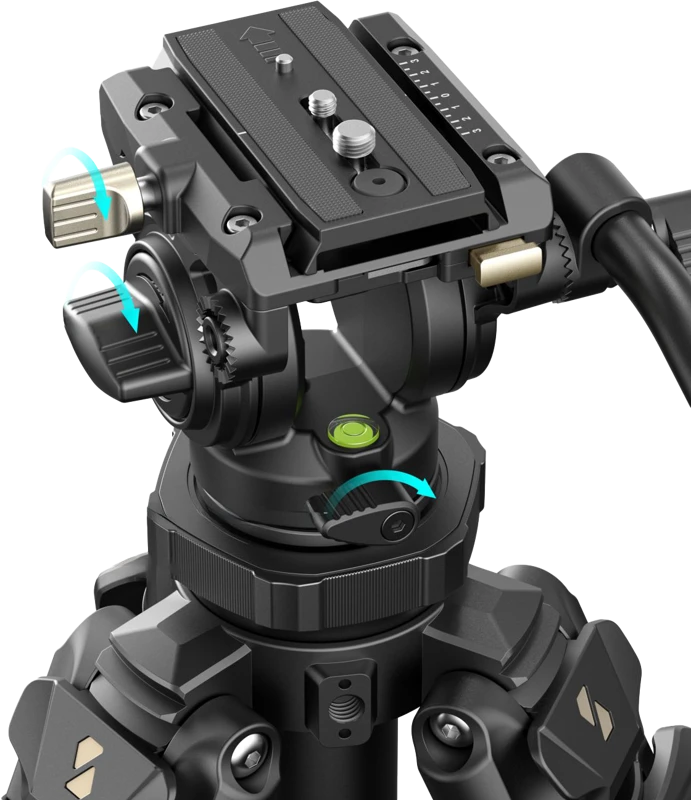 SmallRig 4420 lengvas vaizdo trikojo komplektas AD-50 Pro