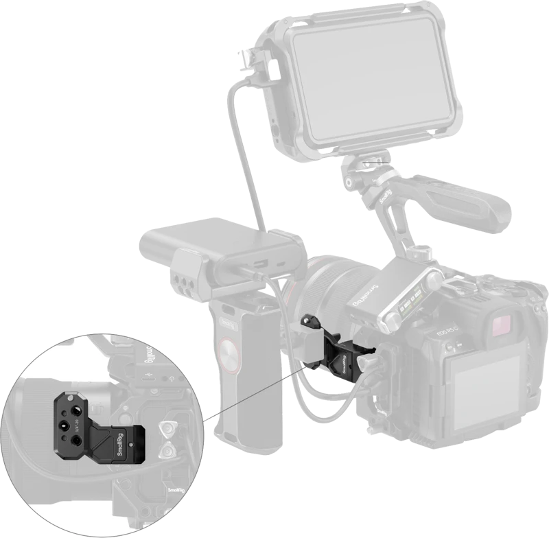 SmallRig 4458 Side Handle Extension Adapteris with NATO Clamp