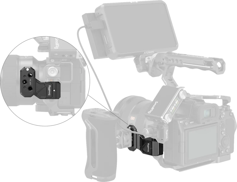SmallRig 4458 adapteris su NATO jungtimi