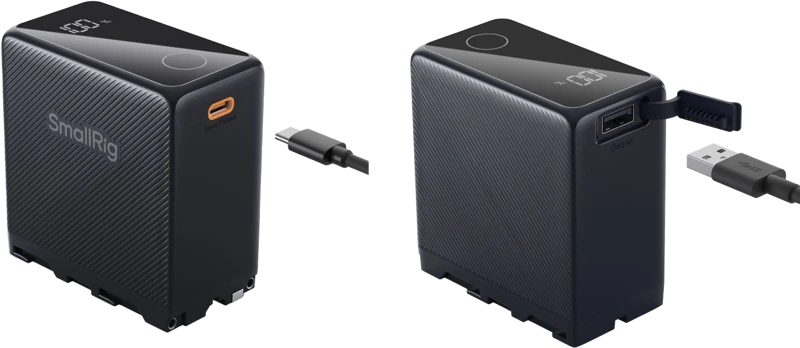 SmallRig 4469 Camera Baterija USB-C Rechargeable NP-F970 Juodas