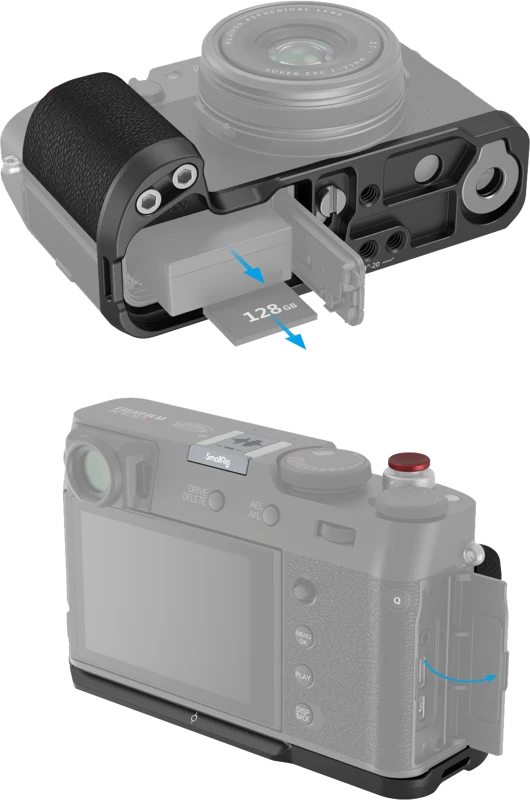 SmallRig 4556 L-Shape Grip for Fujifilm X100VI / X100V Juodas