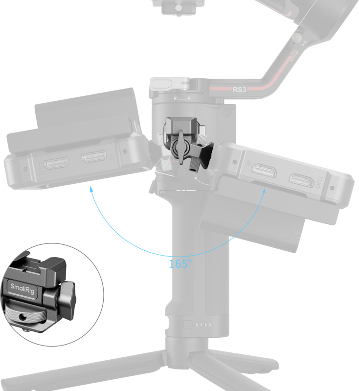 SmallRig 4637 HawkLock H21 Monitorius Support for DJI Stabilizers
