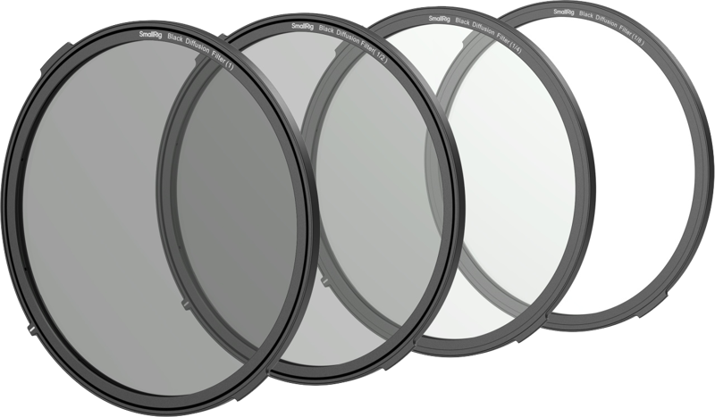 SmallRig 4650 Juodas Diffusion Filter Kit
