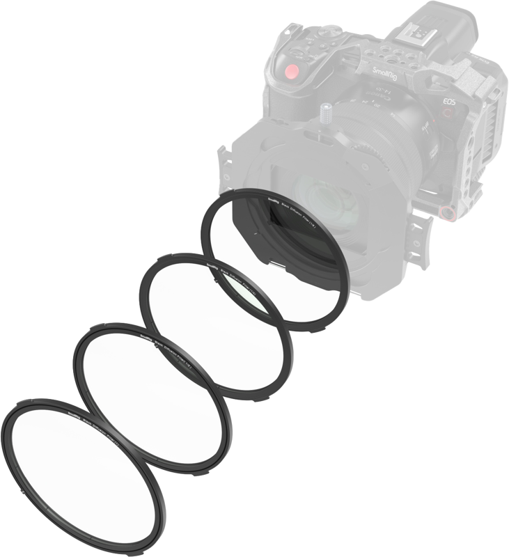 SmallRig 4650 Juodas Diffusion Filter Kit