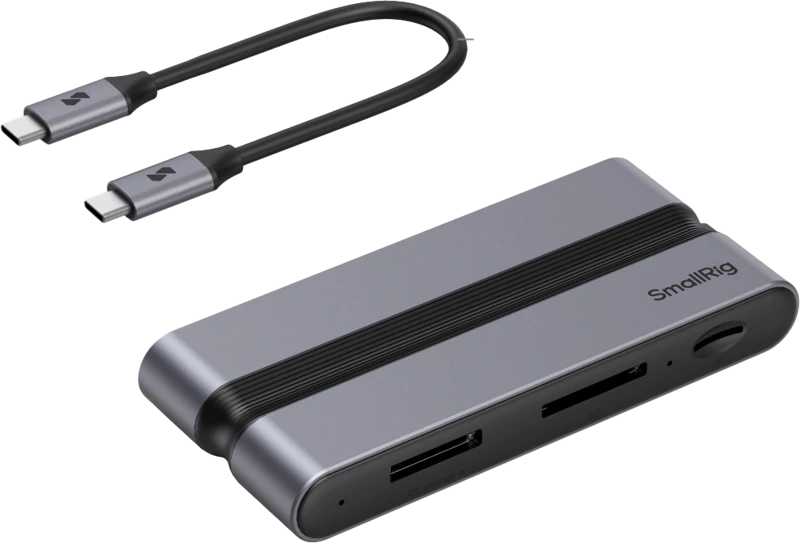 SmallRig 4663 kortelių skaitytuvas su USB-C laidu