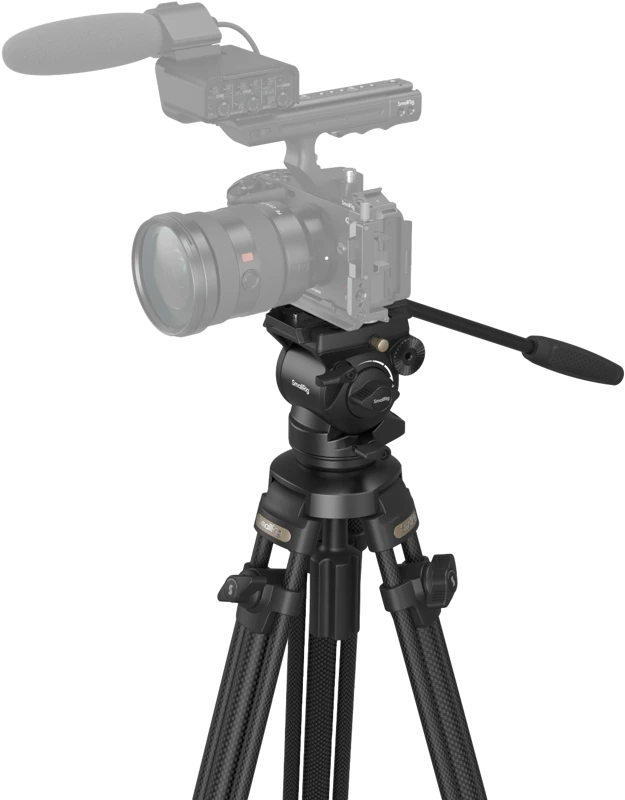 SmallRig 4685 Lightweight Video Carbon Fiber Tripod Kit AD-50