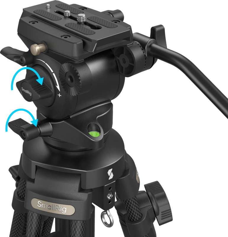 SmallRig 4685 Lightweight Video Carbon Fiber Tripod Kit AD-50