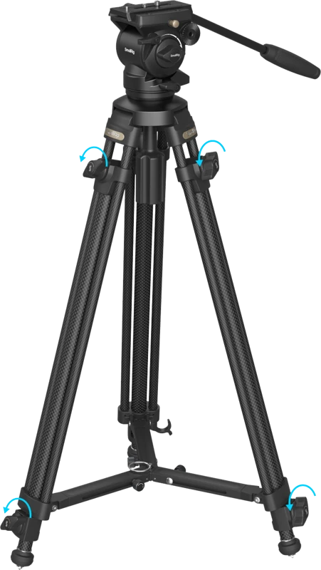 SmallRig 4685 Lightweight Video Carbon Fiber Tripod Kit AD-50