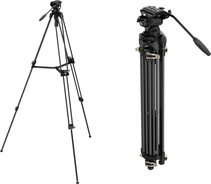 SmallRig 4686 Heavy-Duty Fluid Head Video Tripod Kit AD-01S
