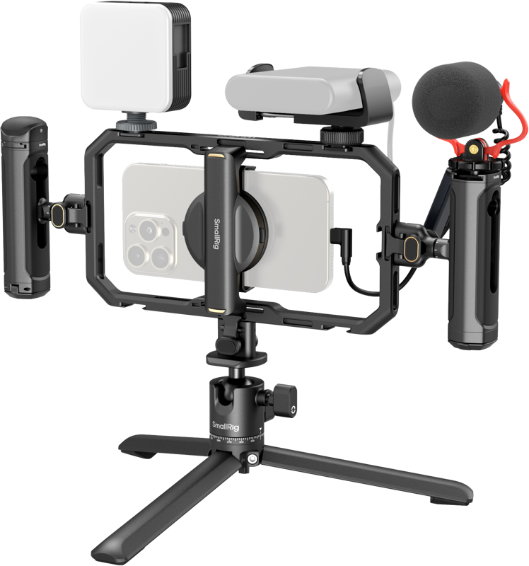 SmallRig 4704 All-in-One Video Kit for Išmanusis telefonas Creators Qucik Pro Edition, modelis - 4704, žema kaina | Varle.lt