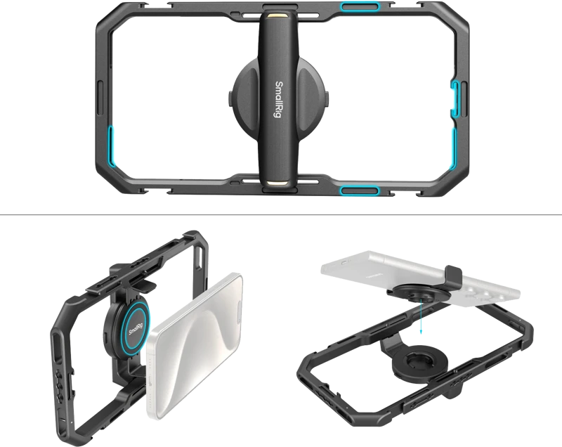 SmallRig 4704 All-in-One Video Kit for Išmanusis telefonas Creators Qucik Pro Edition