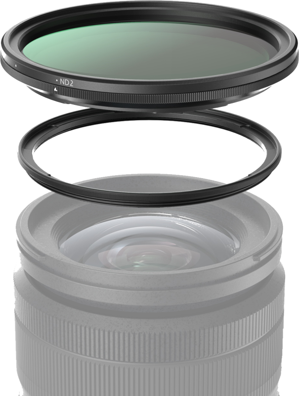 „SmallRig 4724“ pritvirtinamo VND filtro rinkinys ND2-ND32 (1–5 žingsniai) su M tipo filtro adapteriu, 67 mm