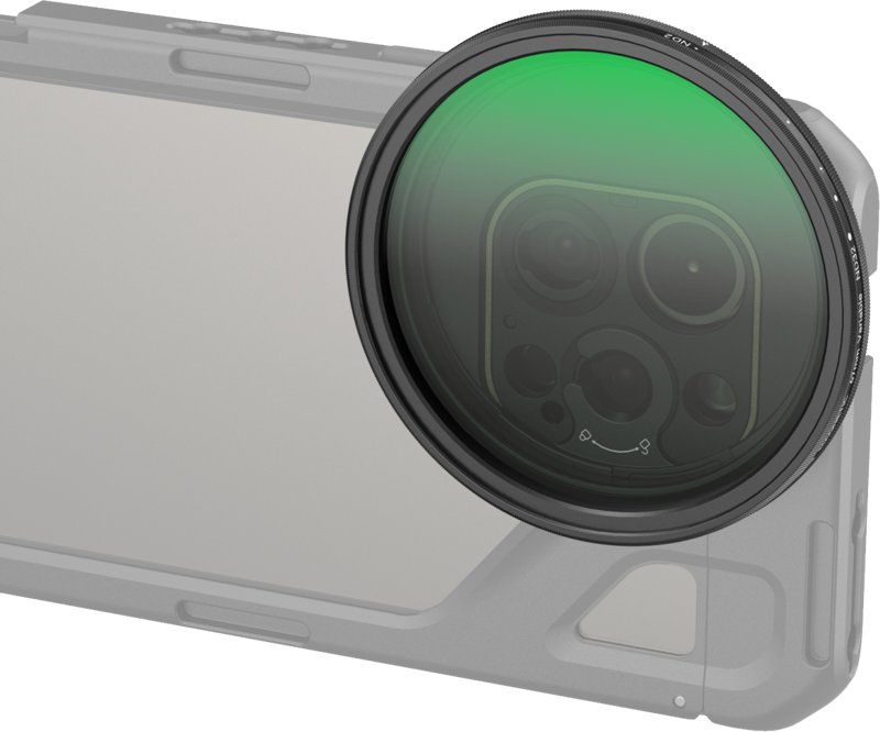„SmallRig 4724“ pritvirtinamo VND filtro rinkinys ND2-ND32 (1–5 žingsniai) su M tipo filtro adapteriu, 67 mm