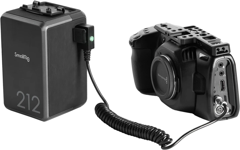 „SmallRig 4761 D-TAP“ į BMPCC 4K / 6K maitinimo kabelis