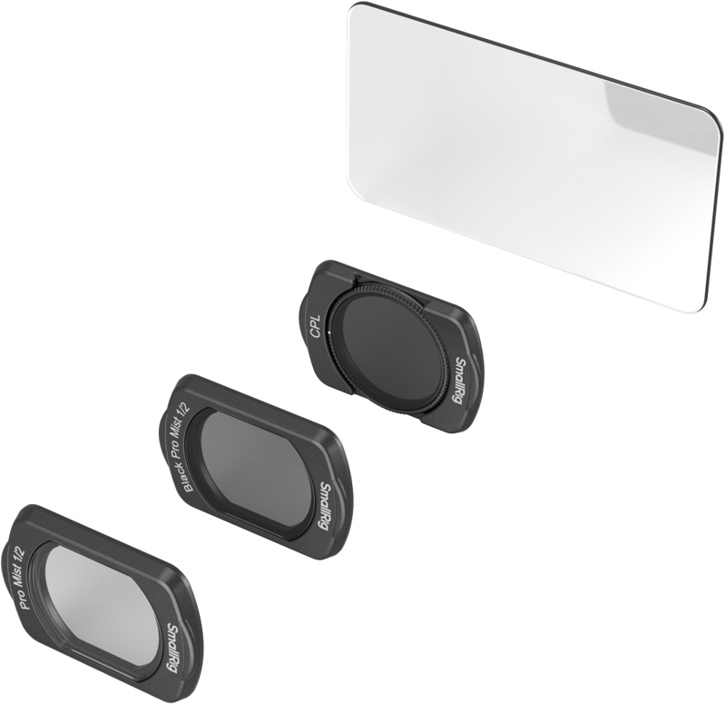 SmallRig 4775 Juodas / Baltas Mist & CPL Filter Set for DJI Osmo Pocket 3