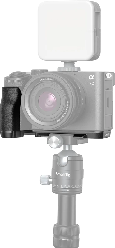 SmallRig 4797 L-Shape Mount Plate with Silicone Handle for Sony Alpha 7C II / Alpha 7CR