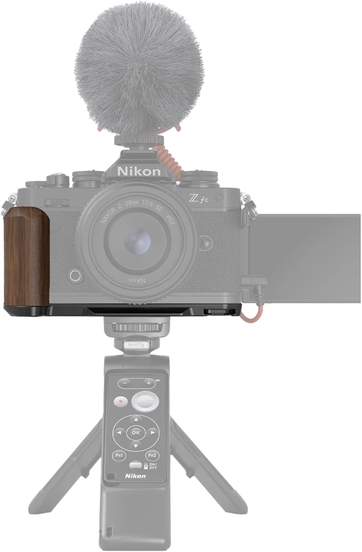 SmallRig 4802 Wooden L-Shape Grip for Nikon Z fc Juodas