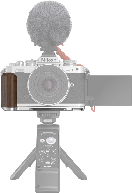 SmallRig 4803 Wooden L-Shape Grip for Nikon Z fc Sidabrinis