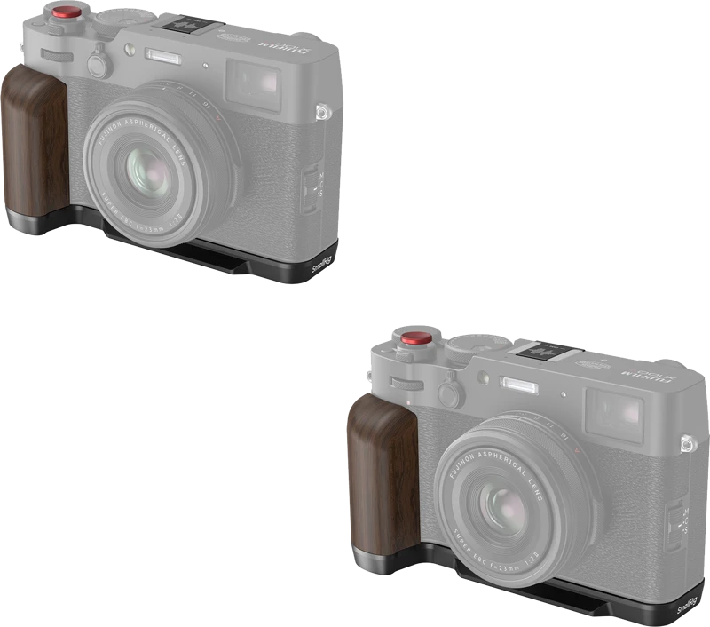 SmallRig 4805 Wooden L-Shape Grip for FUJIFILM X100VI / X100V Juodas