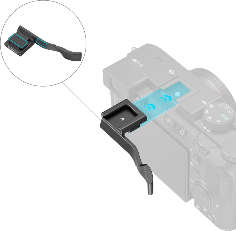 SmallRig Thumb Grip for Sony Alpha 7C II / Alpha 7CR / Alpha 7C Juodas (4820)