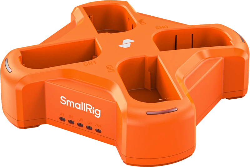 SmallRig 4838 LP-E6NH 4 kanalų fotoaparato baterijos įkroviklis