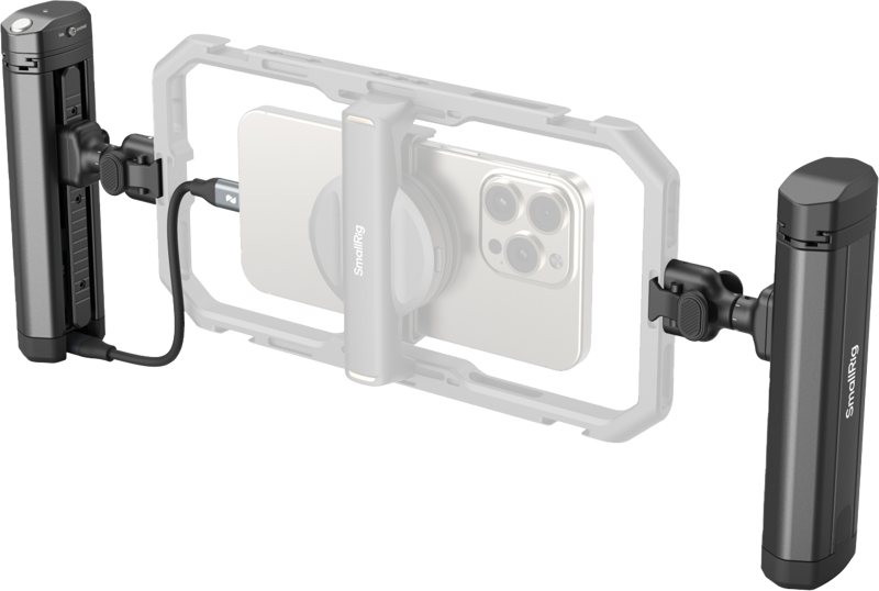 SmallRig 4841 Rotatable Bilateral Quick Release Side Handle with Wireless Control/M.2 SSD Enclosure