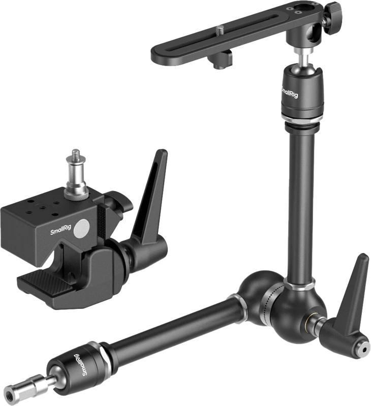 „SmallRig 4862 Super Clamp“ su „Magic Arm Kit“.